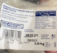 Tome fraiche