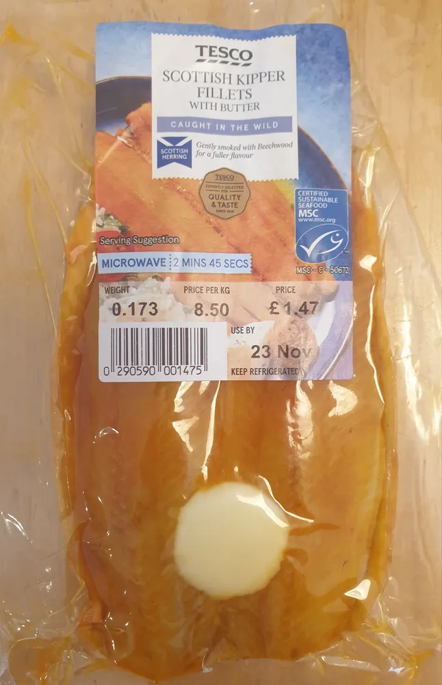 Scottish Kipper Fillets with Butter