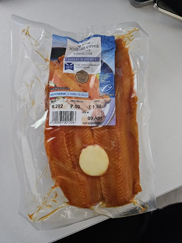Scottish Kipper Fillets With Butter