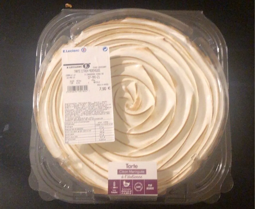 Tarte citron meringuée