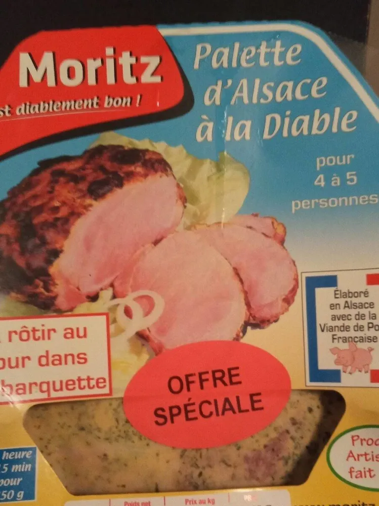 Palette d'Alsace à la diable