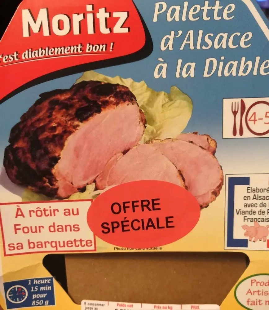 Palette d'Alsace à la diable