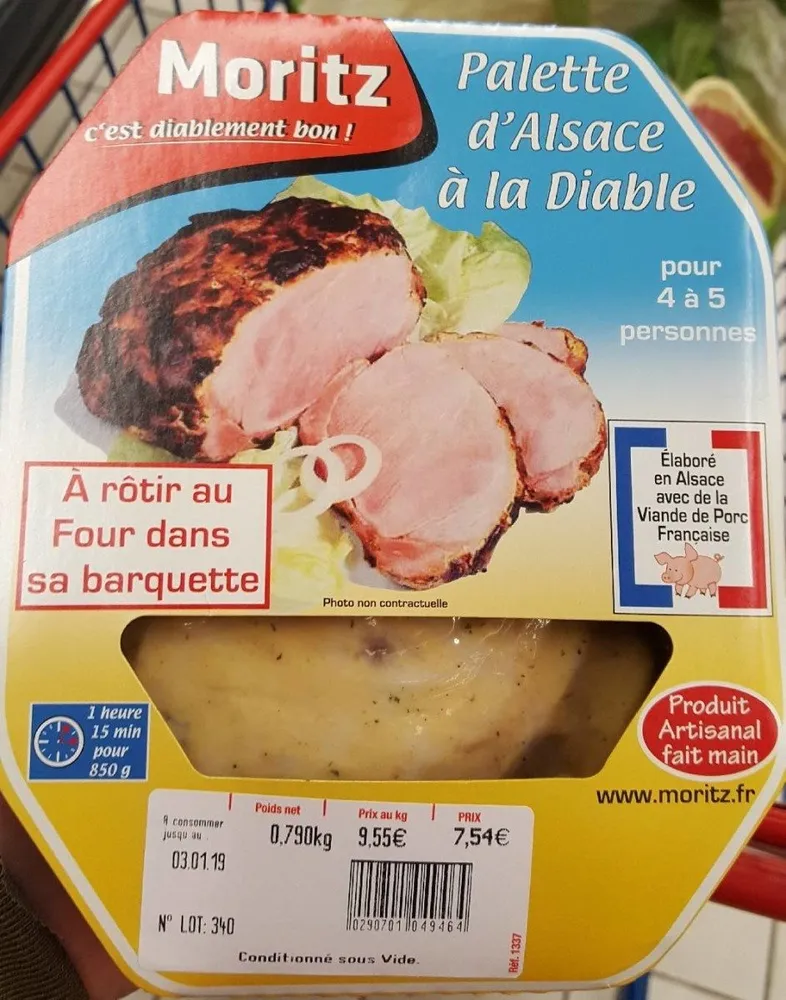 Palette d'Alsace a la diable