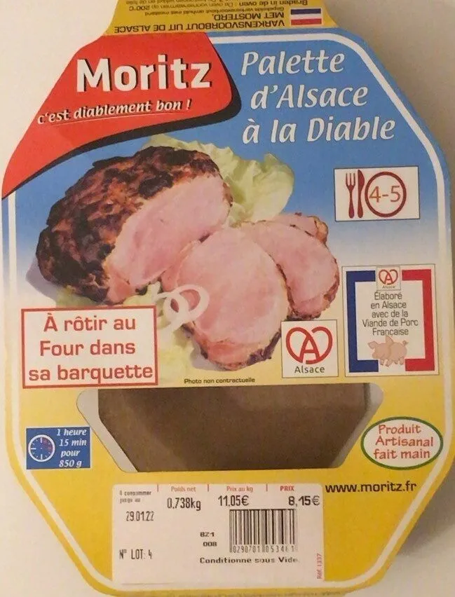 Palette d’alsace a la diable