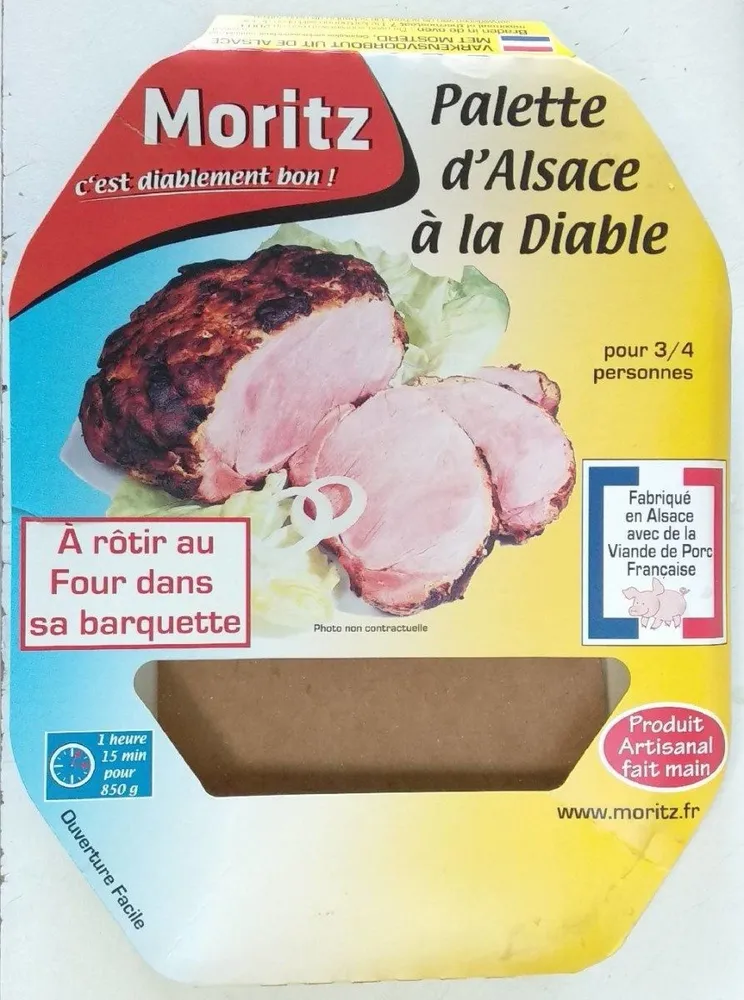 Palette d'Alsace à la diable