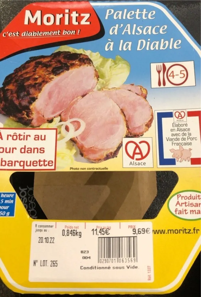 Palette d’alsace a la diable