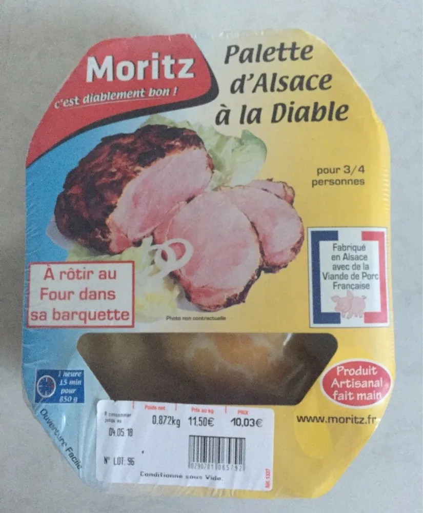 Palette d'Alsace a la diable