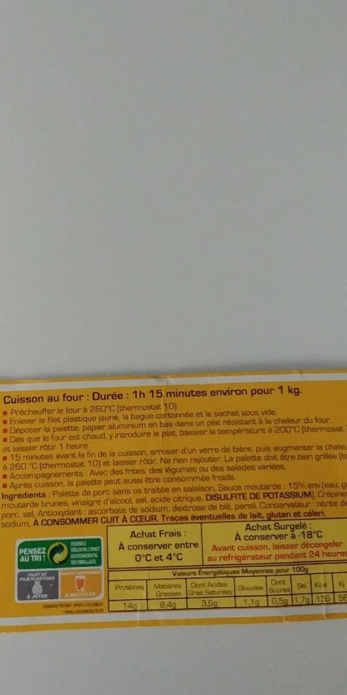 Palette a la diable