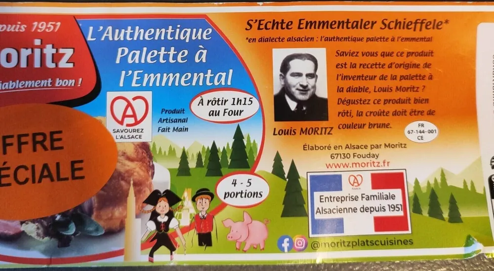 Palette à l'Emmental