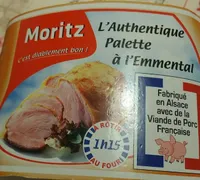 Palette de porc à l'emmental