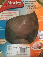 L'authentique palette a l'emmental rotie d'alsace