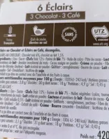 Éclairs café/chocolat