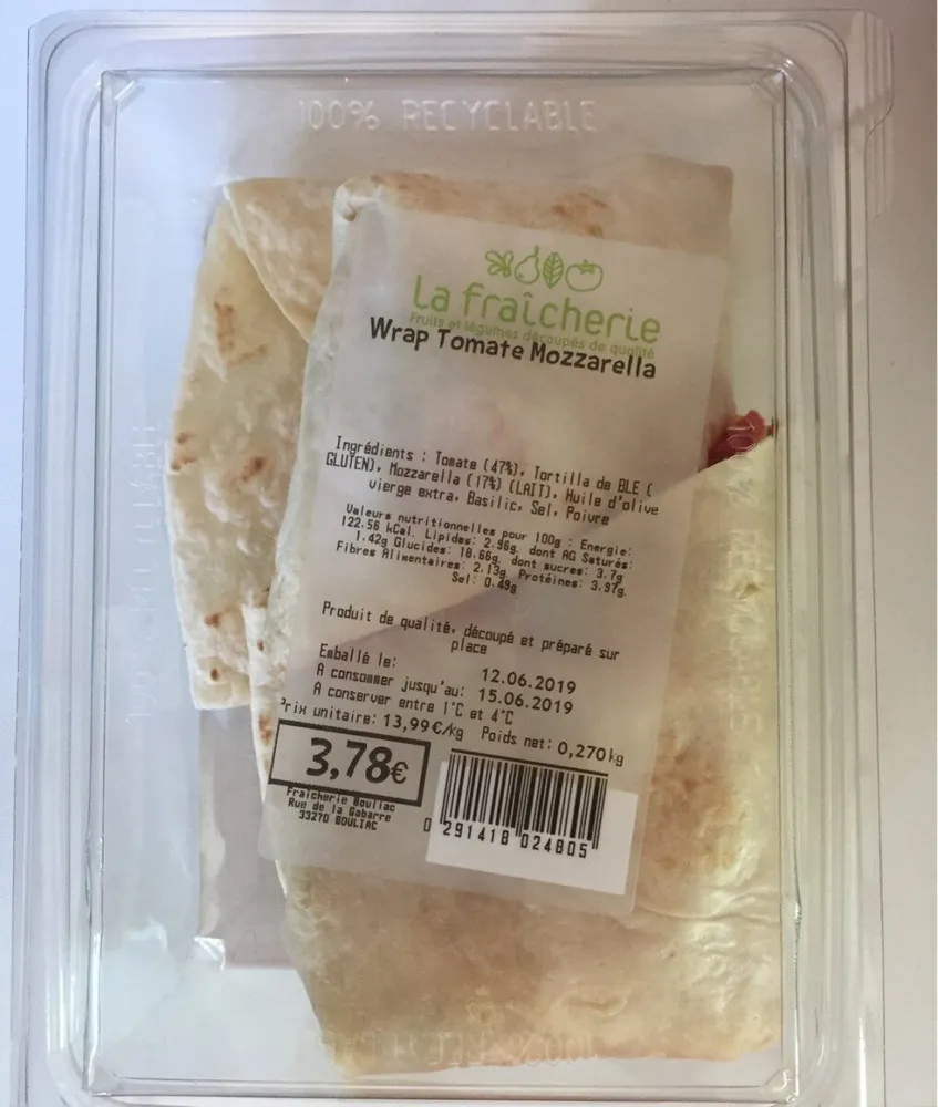 Wrap Tomate Mozzarella