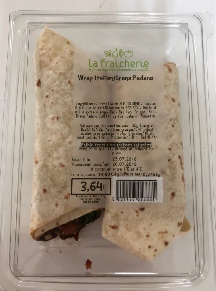 Wrap italien grana padano