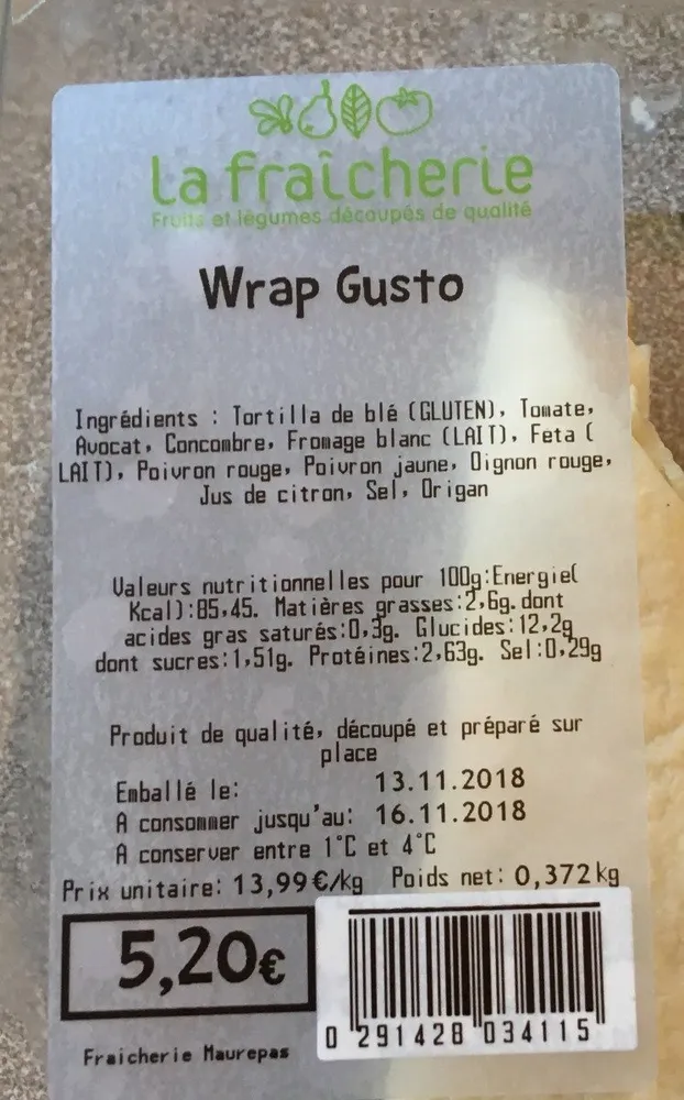 Wrap gusto