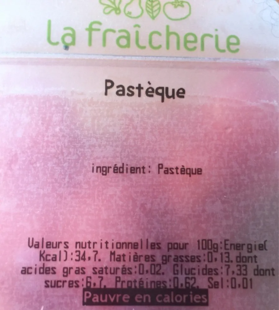 Pasteque en cube