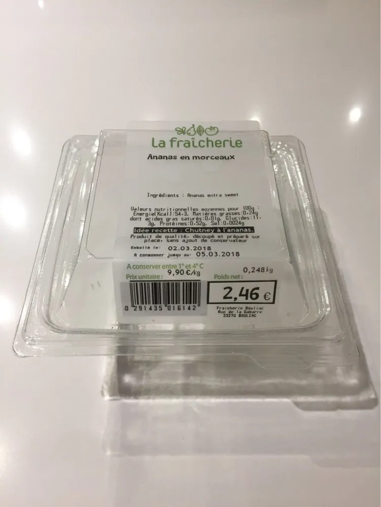 Ananas en morceaux