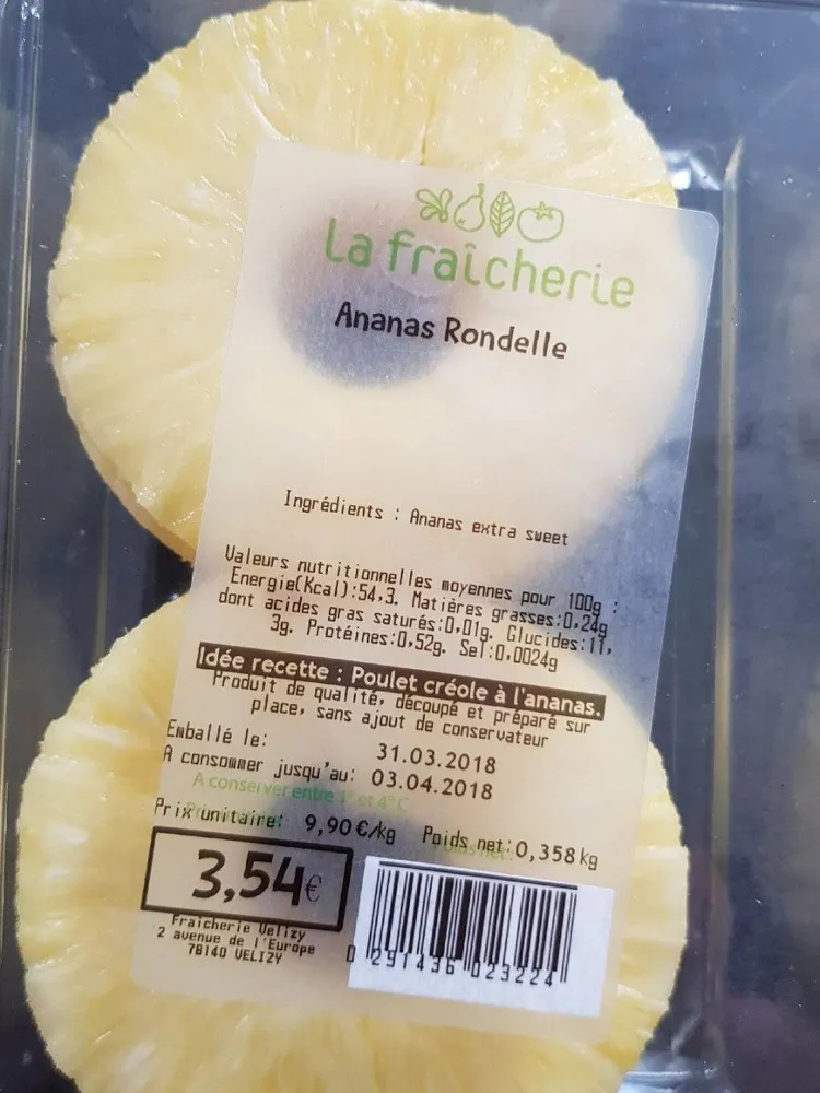 Ananas rondelle