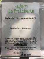 Noix de coco en morceaux