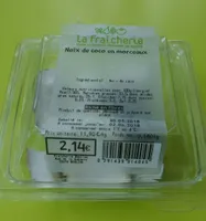 Noix de coco en morceaux
