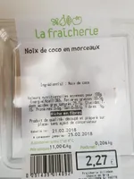 Noix de coco en morceaux