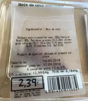 Noix de coco morceaux