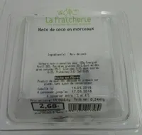Noix de coco en morceaux