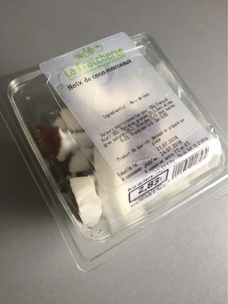 Noix de coco morceaux