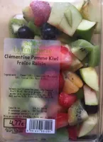 Clementine pomme kiwi fraise raisin