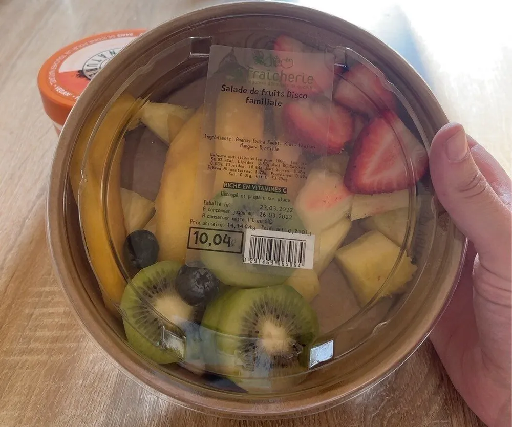 Salade de fruits disco familiale