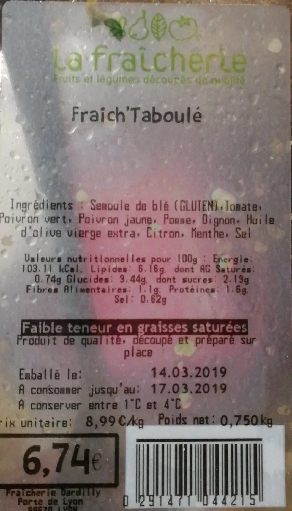 Fraîch'taboule