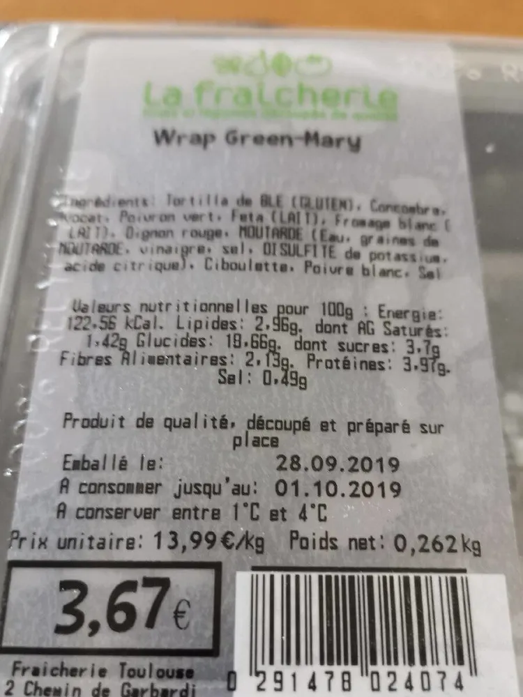 Wrap Green-Mary