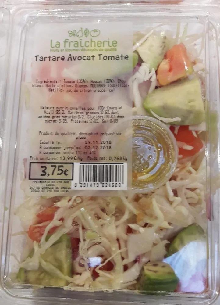 Tartare avocat tomate