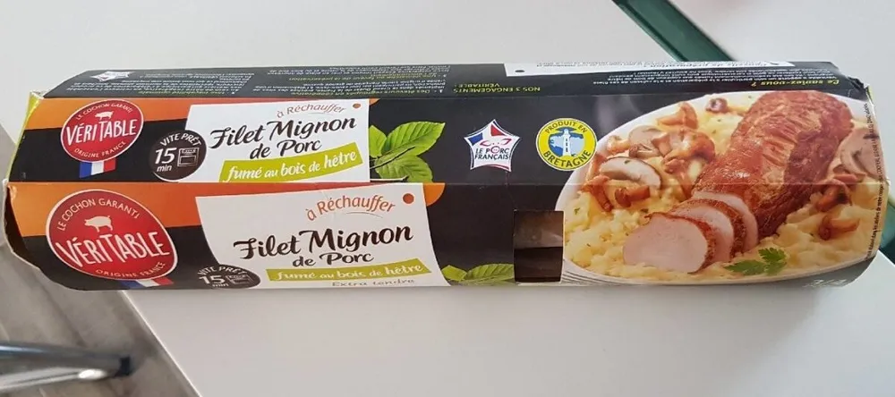 Filet mignon de porc fumé au bois de hêtre