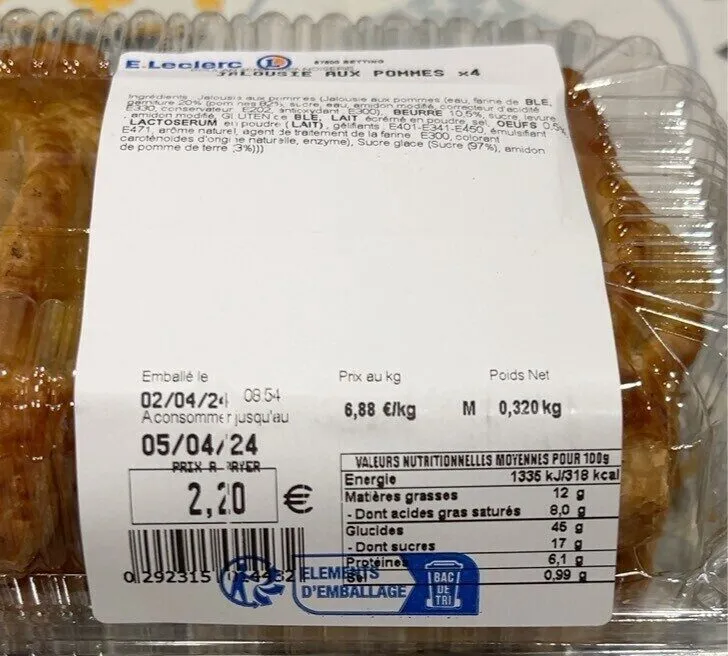 Jalousie aux pommes