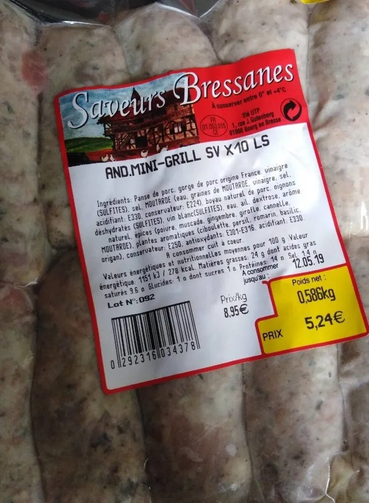 Mini andouillettes