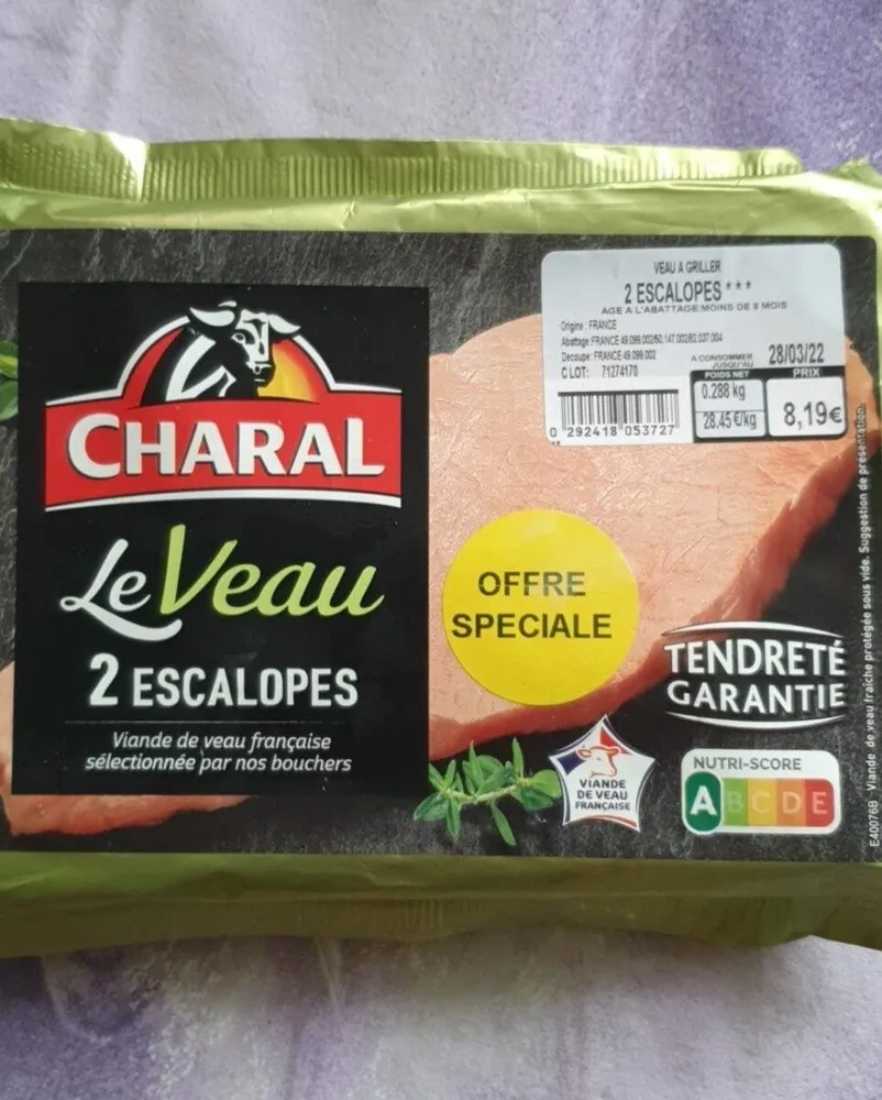 Le Veau 2 Escalopes
