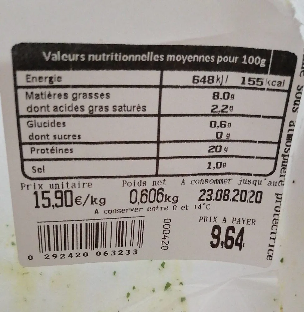 Filet mignon mariné