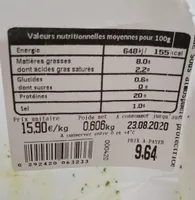 Filet mignon mariné