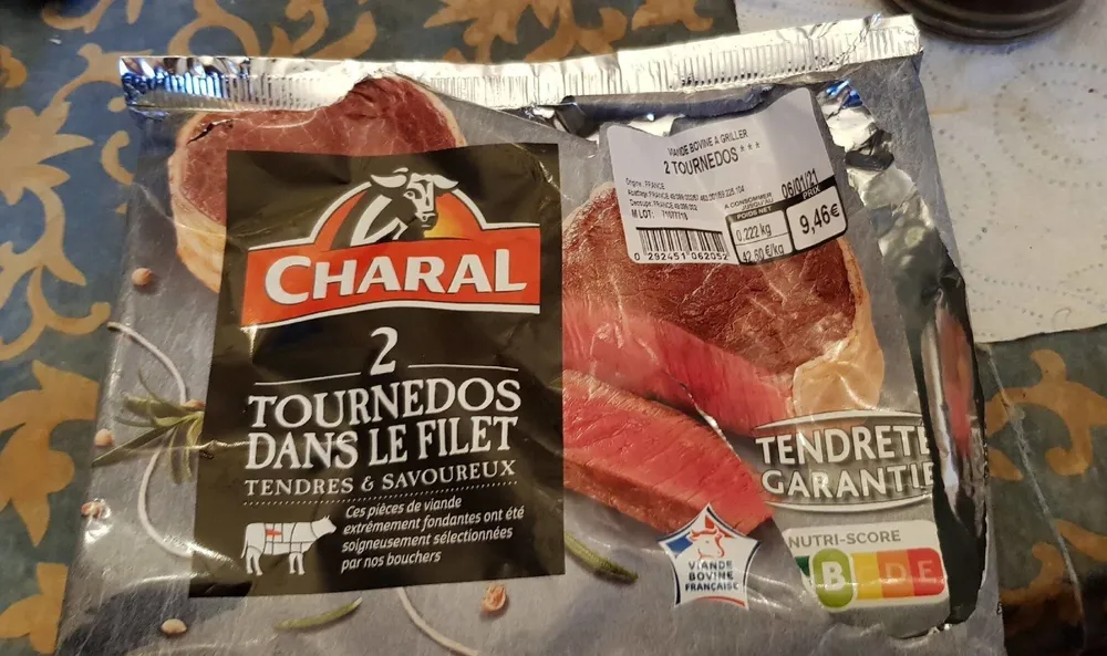 2 tournedos dans le filet