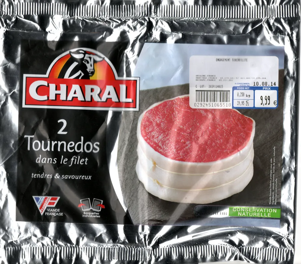 2 tournedos dans le filet