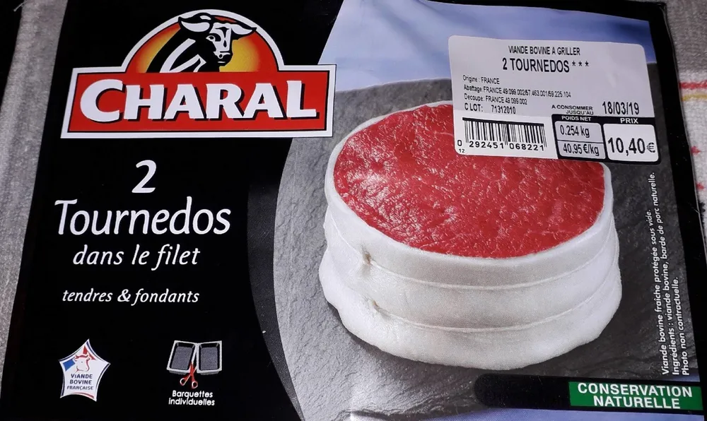 2 tournedos filet