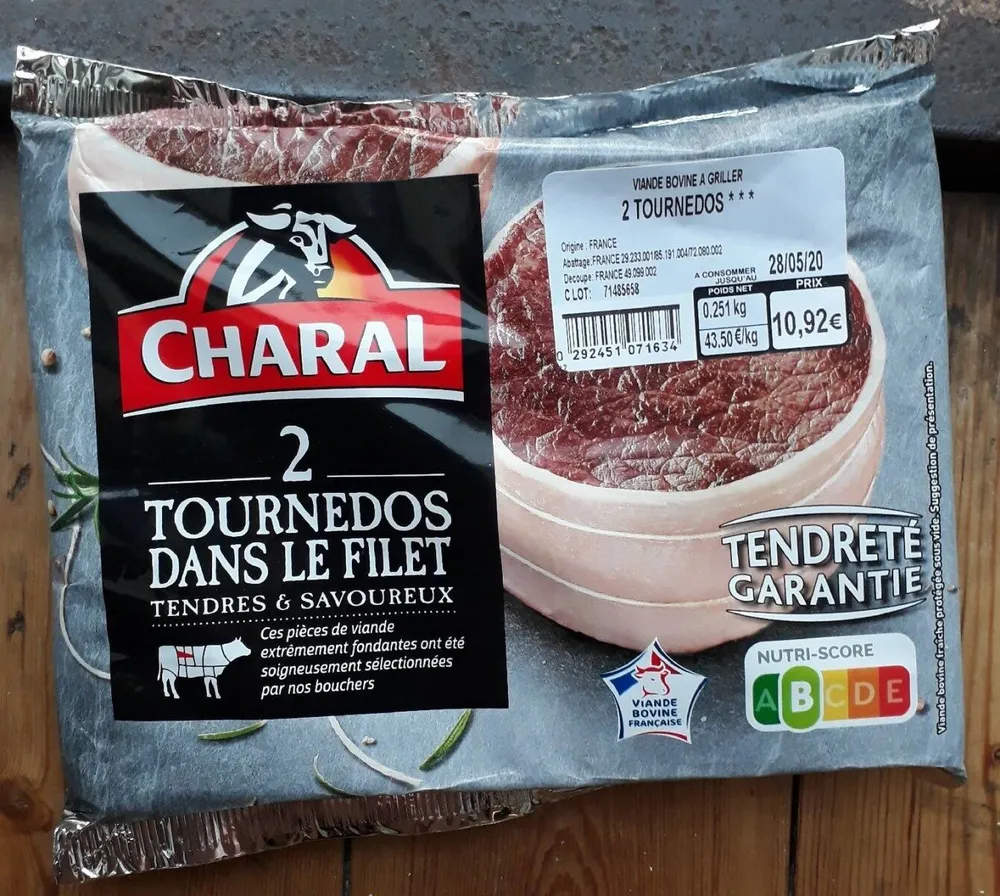 2 tournedos dans le filet