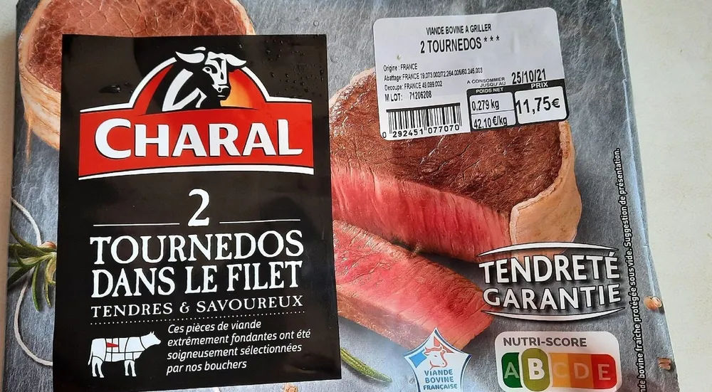 2 Tournedos dans le filet