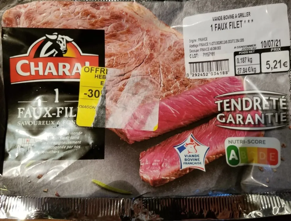 Faux-filet de bœuf