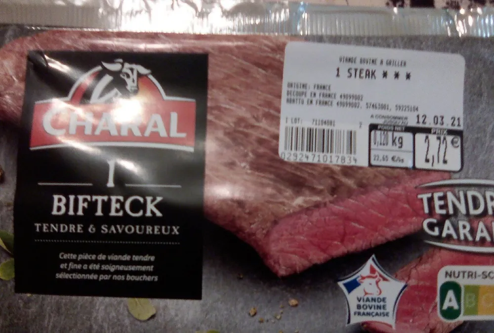 Viande bovine à griller