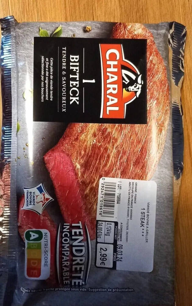 1 Bifteck tendre et savoureux