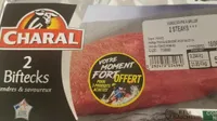 Viande bifteck charal