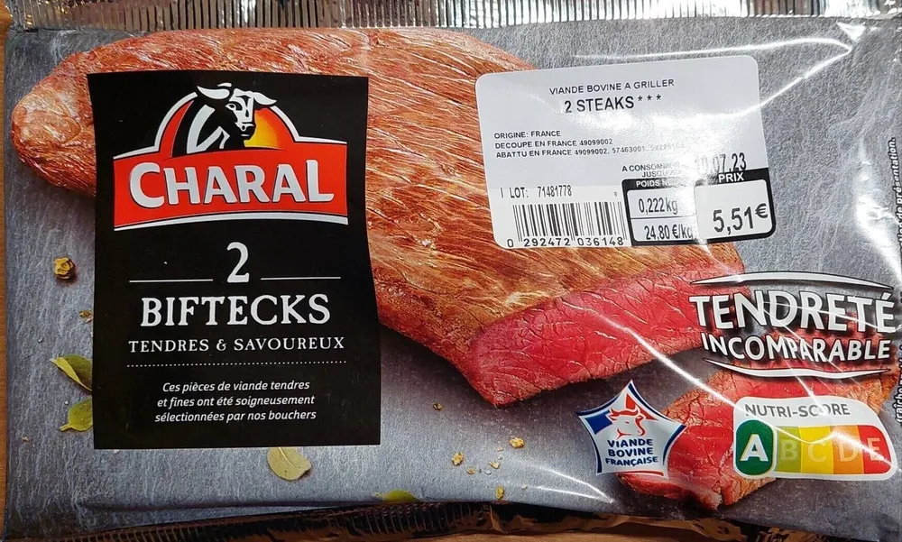 Viande bovine à griller