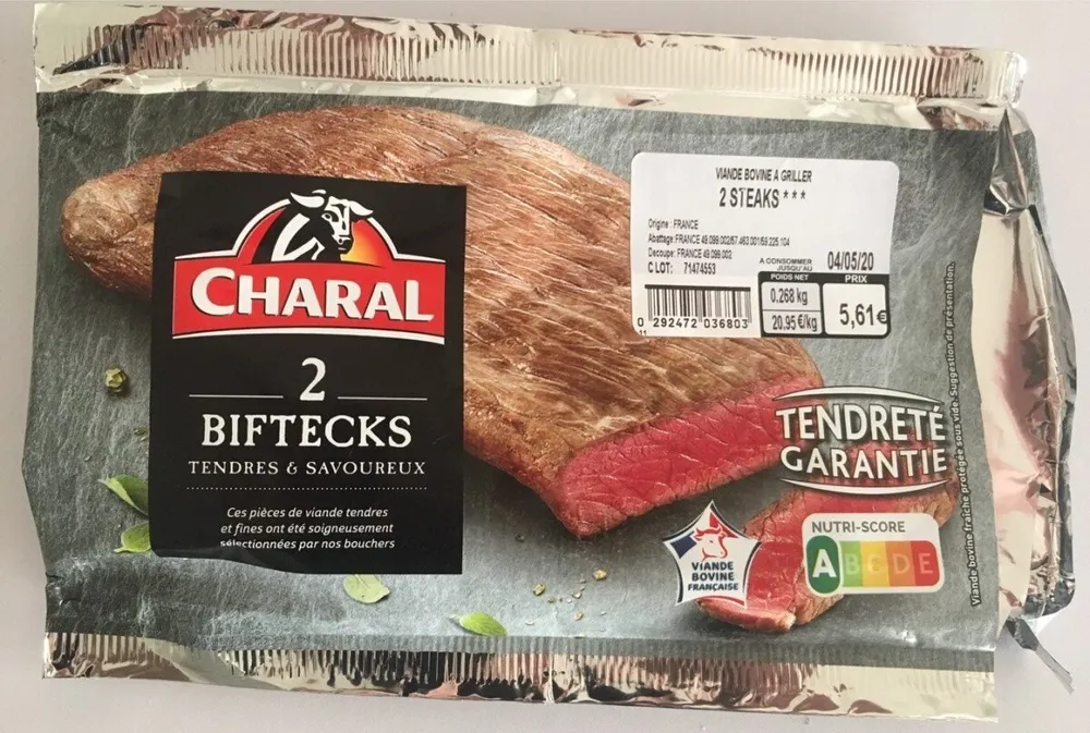Biftecks charal